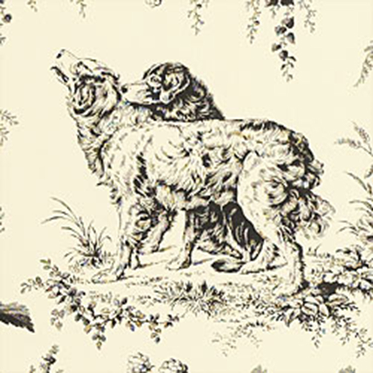 Фото Обои с рисунком - Туаль - стиль Американский - Кремовые - Купить в Интернет-магазине