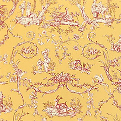 Фото Обои с рисунком - Туаль - стиль Американский - Желтые - Купить в Интернет-магазине