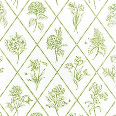 Фото Обои с рисунком - Растение - стиль Американский - Белые - Купить в Интернет-магазине