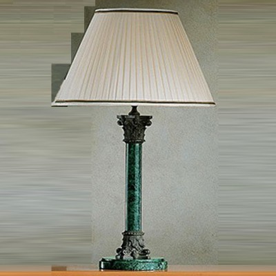 Фото Настольная лампа - стиль Английская классика - Мраморная - Купить в Интернет-магазине