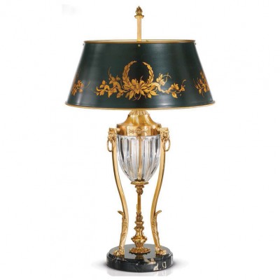 Фото Настольная лампа - стиль Английская классика - Хрустальная - Купить в Интернет-магазине