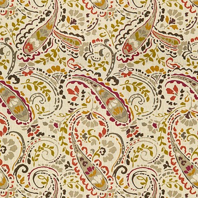 Фото Ткань портьерная с рисунком - Пейсли - стиль Английский - Купить в Интернет-магазине