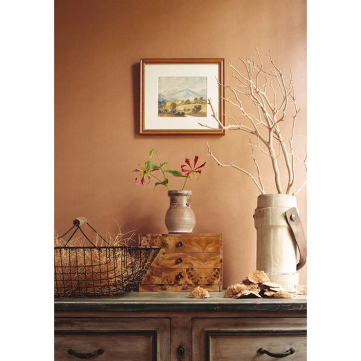 Фото Обои тканевые - Текстурные обои - стиль Американский - Оранжевые - Купить в Интернет-магазине