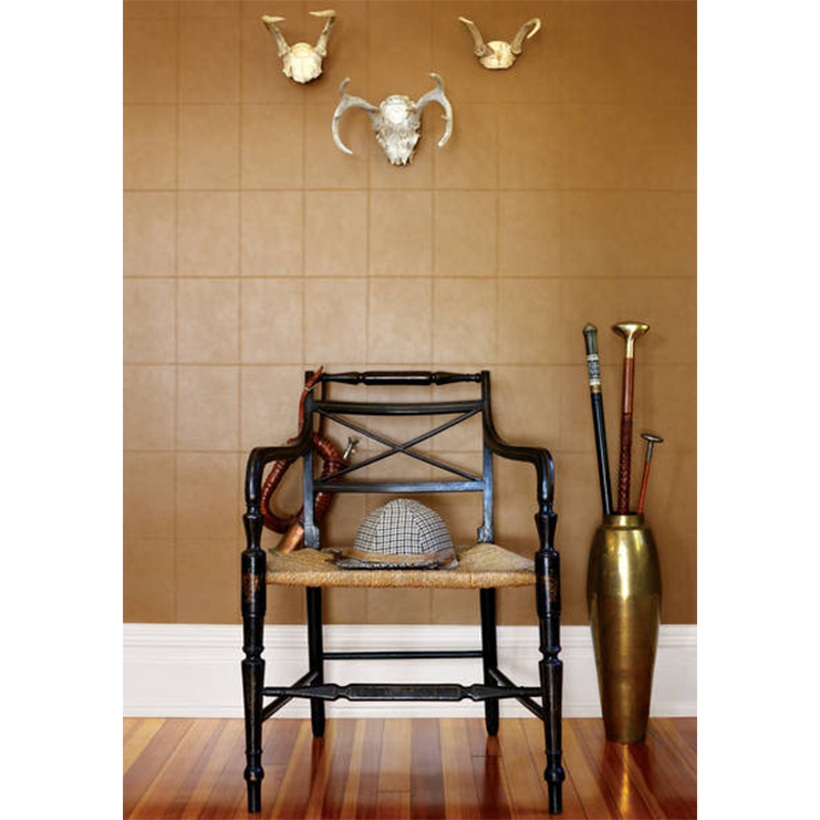 Фото Обои тканевые - Однотонные обои - стиль Американский - Коричневые - Купить в Интернет-магазине