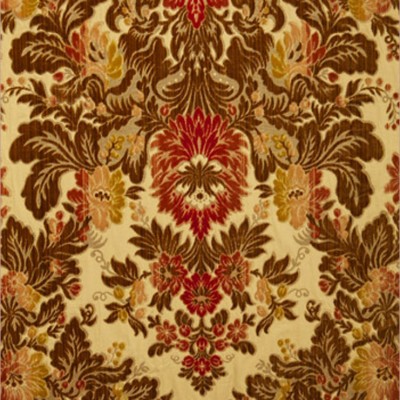 Фото Ткань портьерная с рисунком - Дамаск - стиль Английский - Бежевый - Купить в Интернет-магазине