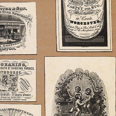 Фото Обои с рисунком - Крупный декор - стиль Английская классика - Бежевые - Купить в Интернет-магазине