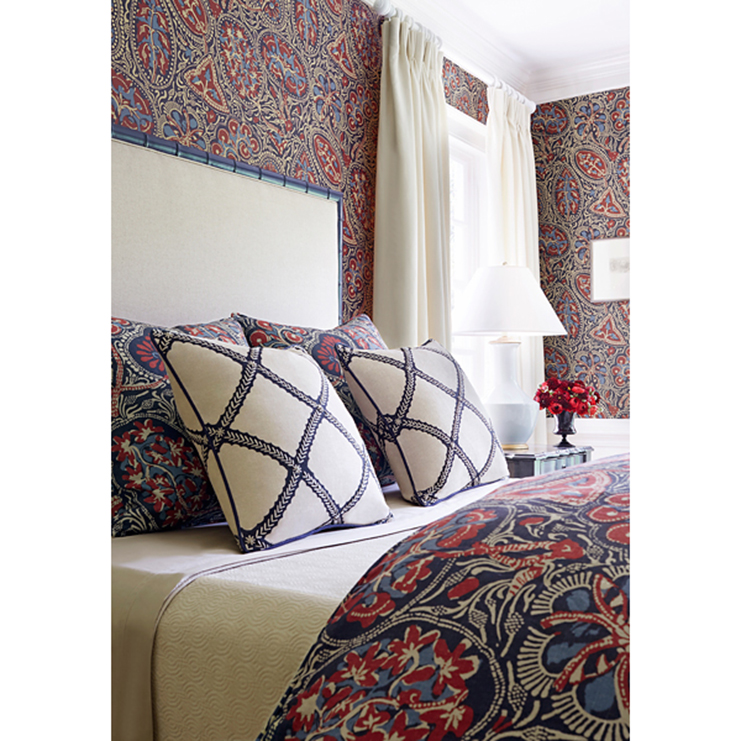 Фото Обои с рисунком - Растение - стиль Американский - Малиновые - Купить в Интернет-магазине