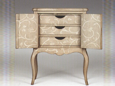 Фото Тумба прикроватная - стиль Европейская эклектика - Для спальни - Купить в Интернет-магазине