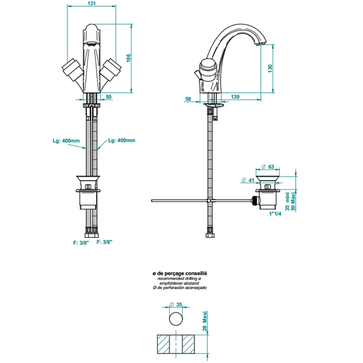 Фото Смеситель для раковины - стиль Европейский - Купить в Интернет-магазине