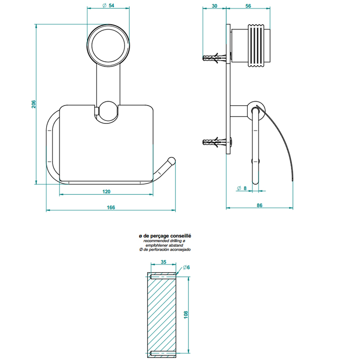 Фото Держатель для туалетной бумаги - стиль Европейский - Купить в Интернет-магазине