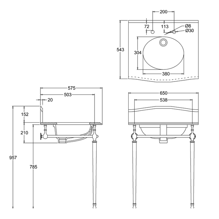 Фото Раковина - стиль Английский - Купить в Интернет-магазине