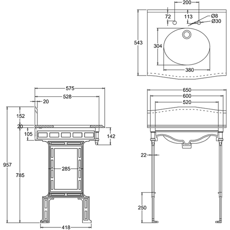 Фото Раковина - стиль Английский - Купить в Интернет-магазине Фото Раковина - стиль Английский - Купить в Интернет-магазине