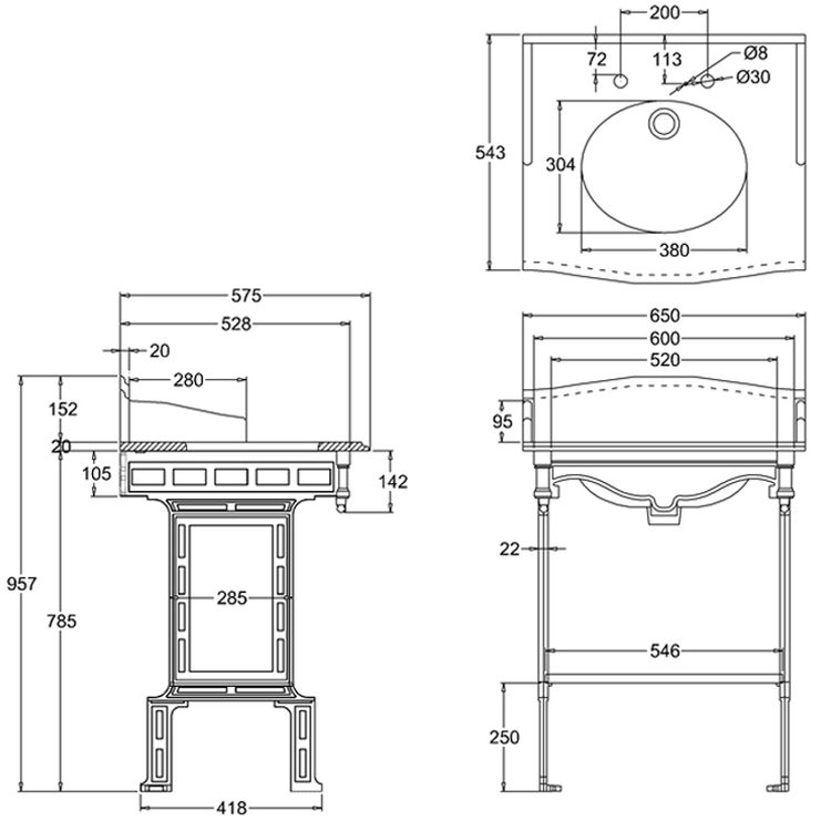 Фото Раковина - стиль Английский - Купить в Интернет-магазине