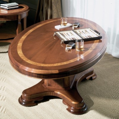 Фото Стол кофейный/журнальный - стиль Английская классика - Для гостиной - Купить в Интернет-магазине