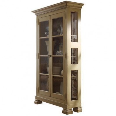 Фото Витрина широкая - стиль American Cottage - Для гостиной - Со стеклянными дверями - Habersham - Grand Cottage - Купить в Интернет-магазине