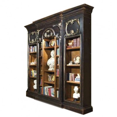 Фото Шкаф книжный/библиотека - стиль Роскошное шале - Для кабинета - Купить в Интернет-магазине