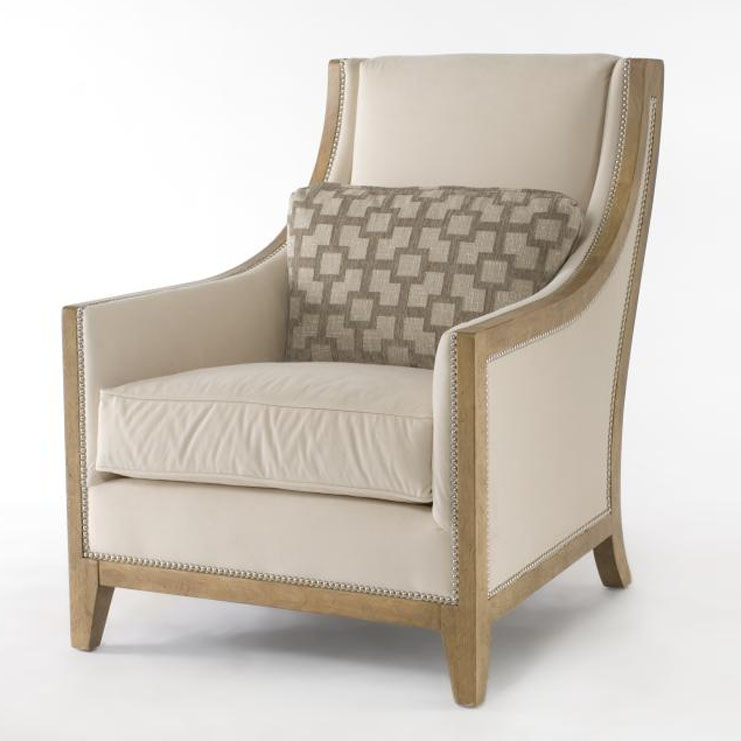Фото Кресло на деревянной раме - стиль Transitional - Для гостиной - Купить в Интернет-магазине Фото Кресло на деревянной раме - стиль Transitional - Для гостиной - Купить в Интернет-магазине