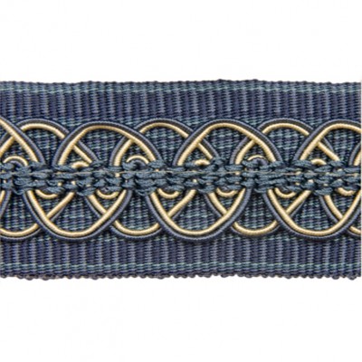 Фото Отделка для текстильных изделий - Тесьма - стиль Английский - Синяя - Купить в Интернет-магазине