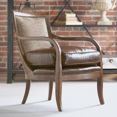 Фото Кресло на деревянной раме - стиль Transitional - Для комната развлеченья - Купить в Интернет-магазине