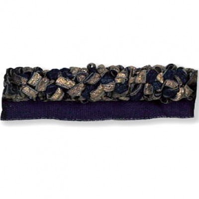 Фото Отделка для текстильных изделий - Тесьма - стиль Английский - Синяя - Купить в Интернет-магазине