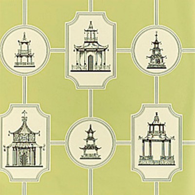 Фото Обои с рисунком - Крупный декор - стиль Американский - Зеленые - Купить в Интернет-магазине