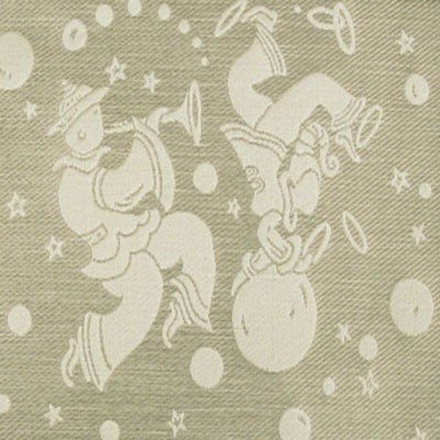 Фото Ткань портьерная с рисунком - Орнамент - стиль Европейский - Светло-коричневый - Купить в Интернет-магазине