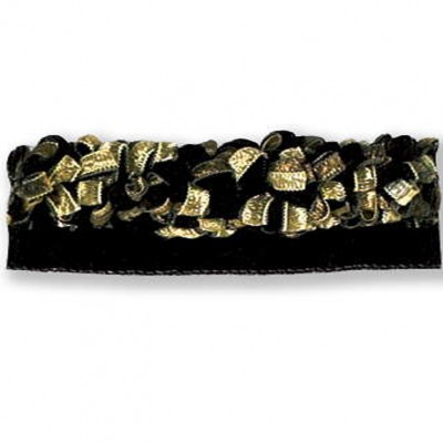 Фото Отделка для текстильных изделий - Тесьма - стиль Английский - Черная - Купить в Интернет-магазине