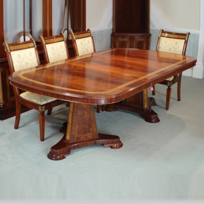 Фото Стол обеденный - стиль Английская классика - Для столовой - большие обеденные столы производства США - Charles Barr - Grandeur - Купить в Интернет-магазине