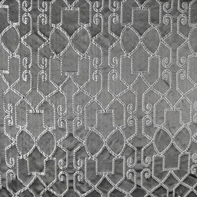 Фото Ткань портьерная с рисунком - Орнамент - стиль Европейский - Серый - Купить в Интернет-магазине