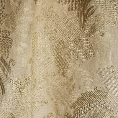 Фото Ткань портьерная с рисунком - Дамаск - стиль Европейский - Светло-коричневый - Купить в Интернет-магазине