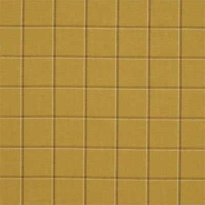 Фото Ткань портьерная с рисунком - Клетка - стиль Английский - Желтая - Купить в Интернет-магазине