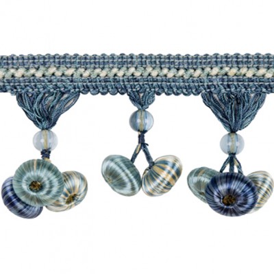Фото Отделка для текстильных изделий - Тесьма - стиль Английский - Синяя - Купить в Интернет-магазине