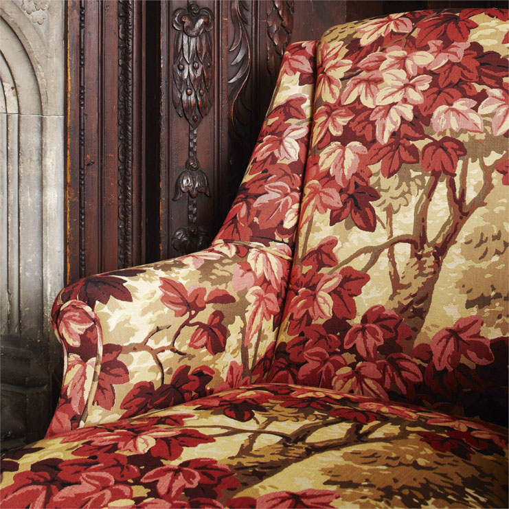 Фото Ткань портьерная с рисунком -  - стиль Английский - Купить в Интернет-магазине