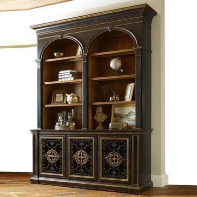 Фото Шкаф книжный/библиотека - стиль American Cottage - Для кабинета - Купить в Интернет-магазине