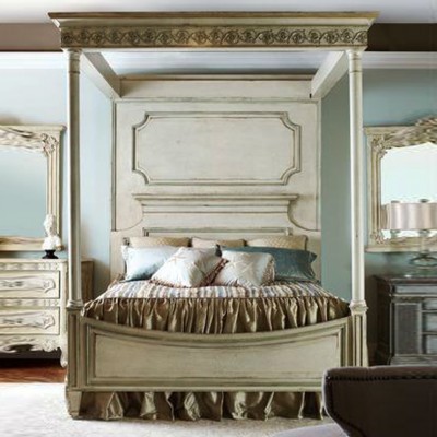 Фото Кровать - стиль Роскошное шале - Для спальни - Купить в Интернет-магазине