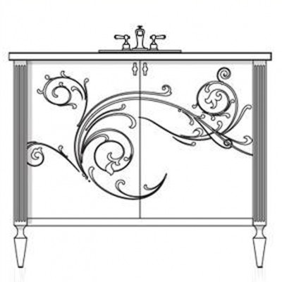 Фото Тумба для раковины - стиль Современный - Для ванной - Купить в Интернет-магазине