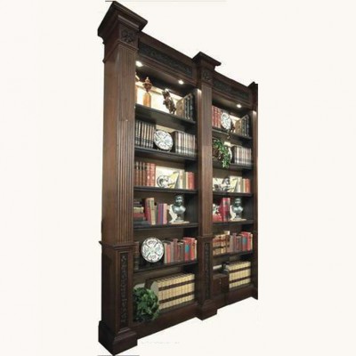 Фото Шкаф книжный/библиотека - стиль Роскошное шале - Для кабинета - Купить в Интернет-магазине