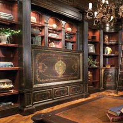 Фото ТВ шкаф - стиль Роскошное шале - Для комната развлеченья - Купить в Интернет-магазине
