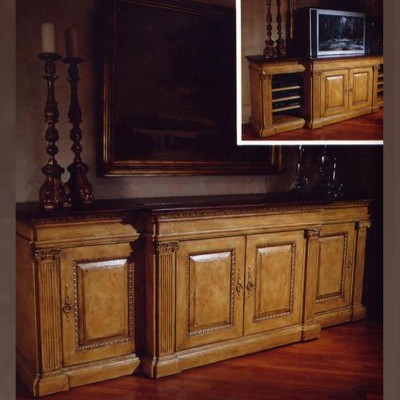 Фото ТВ консоль - стиль Роскошное шале - Для комната развлеченья - Купить в Интернет-магазине