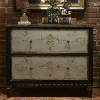 Фото Комод/буфет узкий - стиль Роскошное шале - Для спальни - Купить в Интернет-магазине