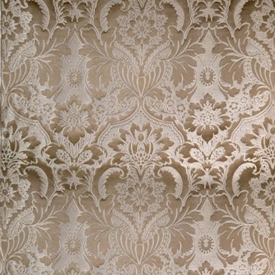 Фото Ткань портьерная с рисунком - Дамаск - стиль Европейский - Светло-коричневый - Купить в Интернет-магазине