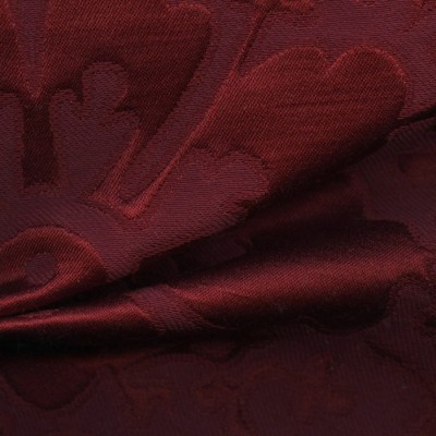 Фото Ткань портьерная с рисунком - Дамаск - стиль Европейский - Красный - Купить в Интернет-магазине