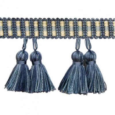 Фото Отделка для текстильных изделий - Тесьма - стиль Английский - Синяя - Купить в Интернет-магазине