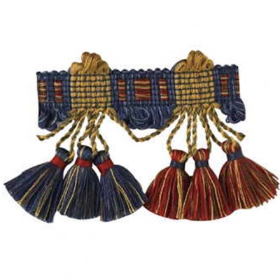 Фото Отделка для текстильных изделий - Тесьма - стиль Английский - Синяя - Купить в Интернет-магазине