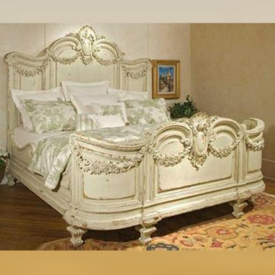 Фото Кровать - стиль Роскошное шале - Для спальни - Купить в Интернет-магазине