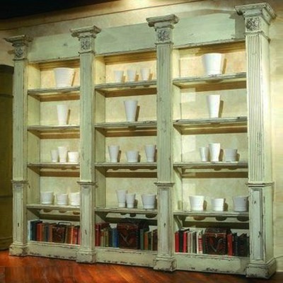 Фото Шкаф книжный/библиотека - стиль Роскошное шале - Для кабинета - Купить в Интернет-магазине