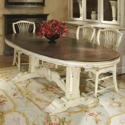 Фото Стол обеденный - стиль Роскошное шале - Для столовой - большие обеденные столы производства США - Habersham - Great Estates - Купить в Интернет-магазине