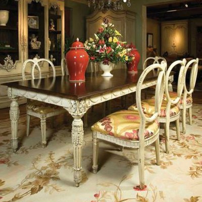 Фото Стол обеденный - стиль Роскошное шале - Для столовой - большие обеденные столы производства США - Habersham - Great Estates - Купить в Интернет-магазине
