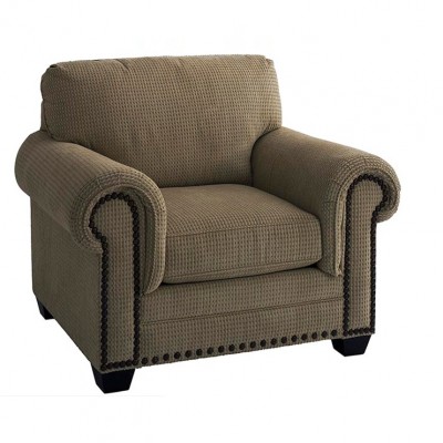 Фото Кресло обитое - стиль Американская классика - Для гостиной - удобное кресло производства США - Bassett - Classic - Купить в Интернет-магазине