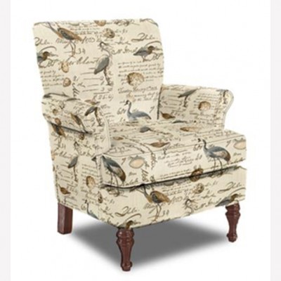 Фото Кресло обитое - стиль Американская классика - Для гостиной - удобное кресло производства США - English Interiors - Kincaid upholstery - Купить в Интернет-магазине